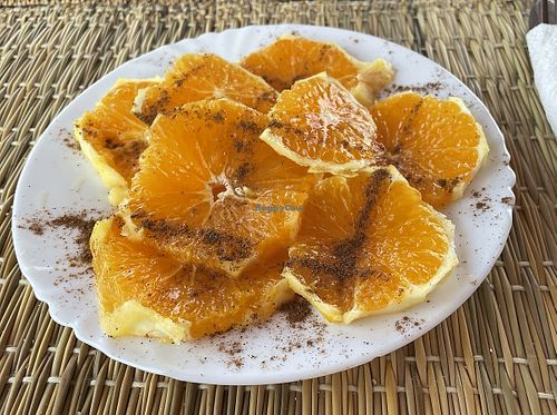 Orange Saladd  at Knock Knock Restaurant in Marrakech