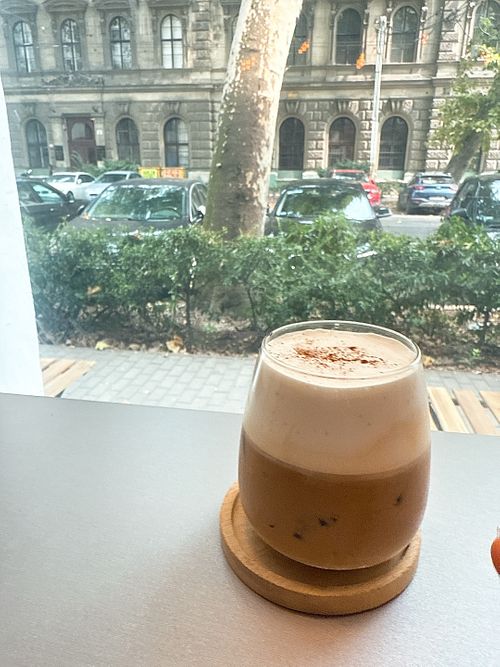  at Charm Coffee in Budapest
