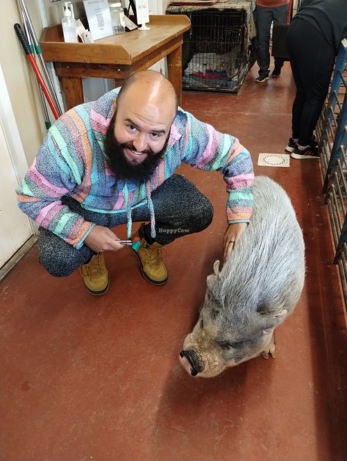 My new friend ❤️ at Ross Mill Farm Inc in Jamison