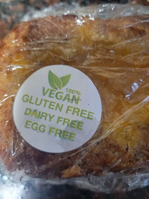 Vegan papaya banana bread at KailuaTown Farmers Market  in Kailua