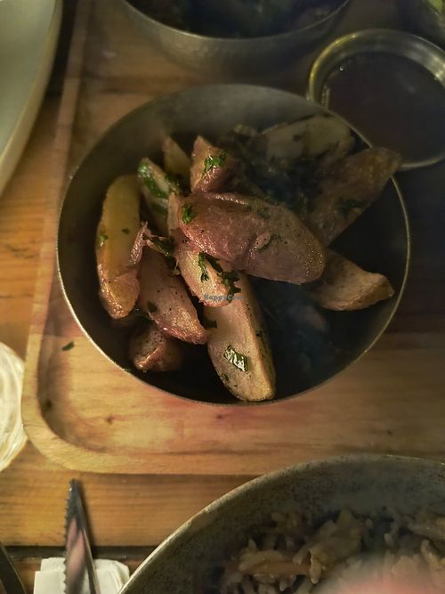 Asian potatoes at Entrepotes in Marrakech