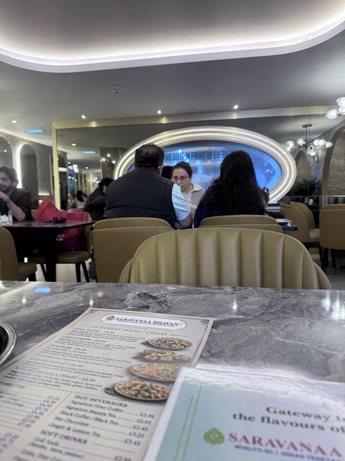   at Saravanaa Bhavan in Glasgow