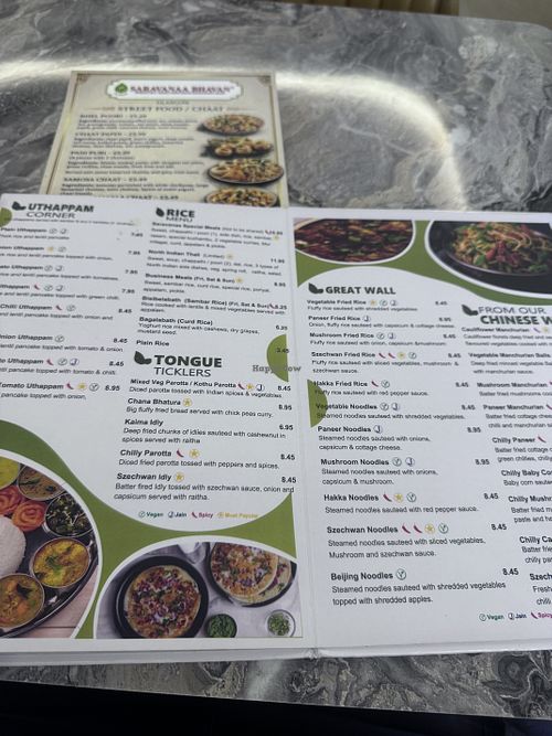   at Saravanaa Bhavan in Glasgow