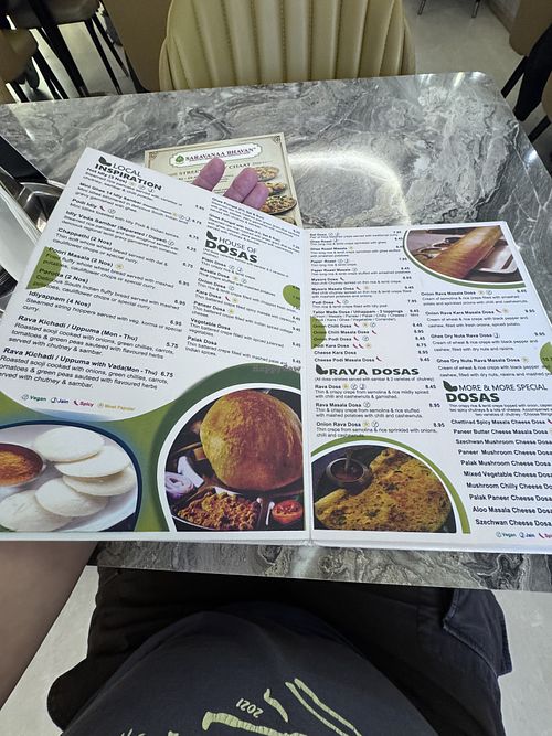   at Saravanaa Bhavan in Glasgow