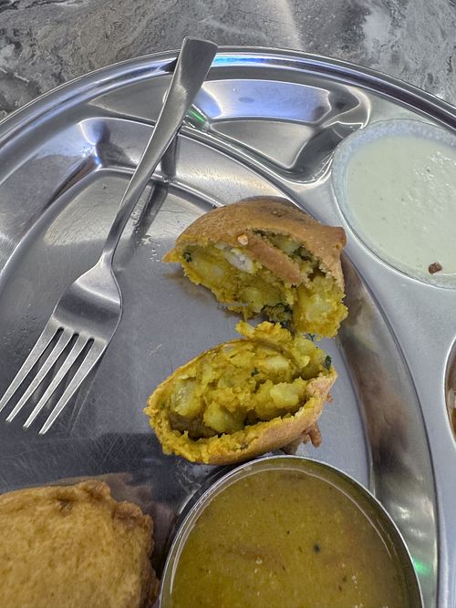   at Saravanaa Bhavan in Glasgow