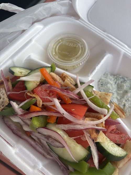 Salad, dressing on the side, no feta  at The Gyro Joint in Pompano Beach