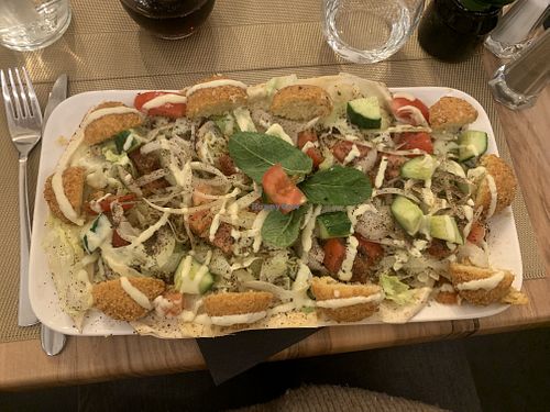 Plats falafels   at Palmyra in Aix-en-provence