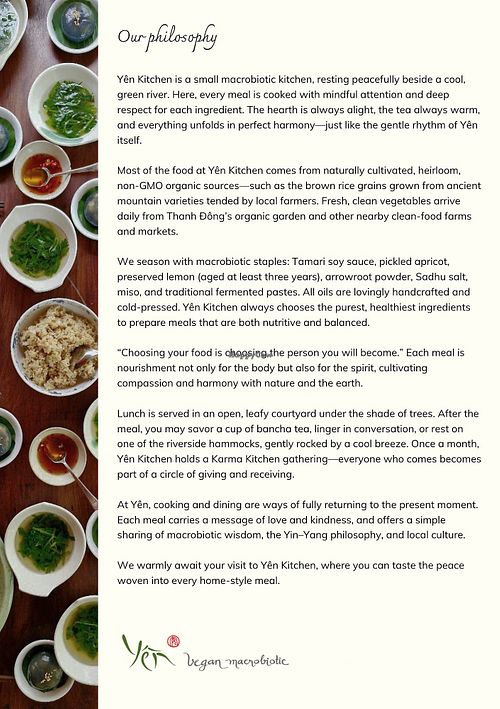  at Yen Homestay & Vegan Macrobiotic in Hoi An