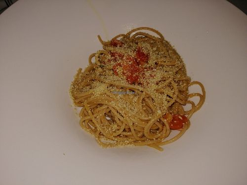Spaghetti Senatore Cappelli, aglio, olio e pomodorino ciliegino at Il Lughino in Seregno