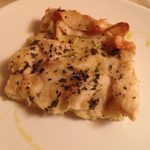 leeks&white beet lasagna  at Il Lughino in Seregno