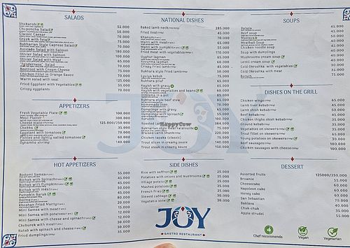  at Joy Chaikhana Lounge  in Bukhara