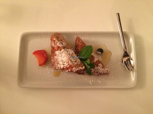 banana-stuffed French toast at The Green Garden in Salzburg