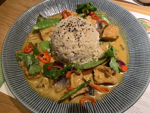 Tofu coconut curry  at Wagamama - Union Square in Aberdeen