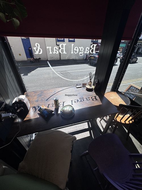 The table   at The Bagel Bar & in Berwick-upon-tweed