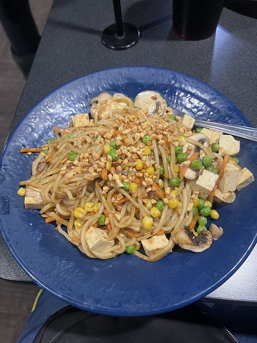 Vegan options include lots of veggies and tofu    at HuHot Mongolian Grill in Fort Collins