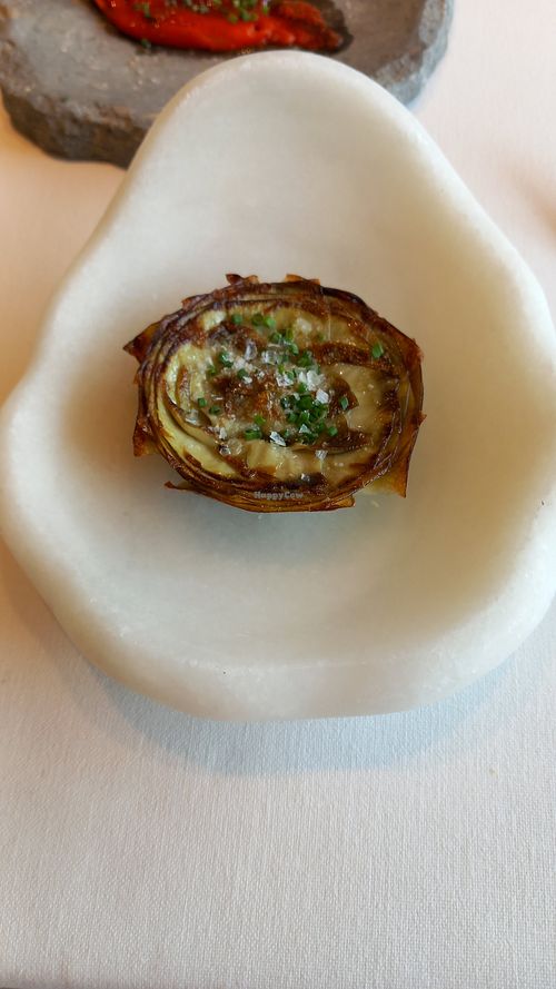 Alcachofas at Restaurante Solana in Ampuero