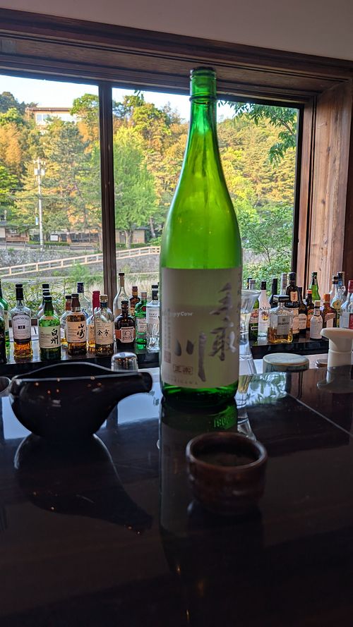 View from bar at HUNI Restaurant in Kanazawa