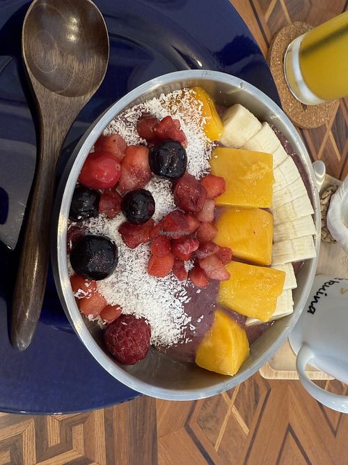 Açai bowl vegan   at Cafe Kuina in Ishigaki