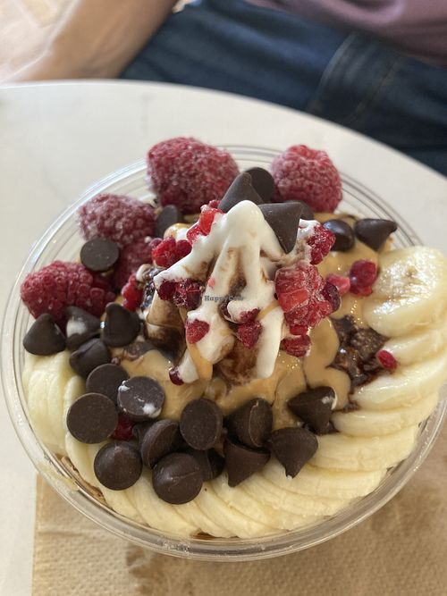 Cheeky Chocy Bowl   at Manna Acai in Port Douglas
