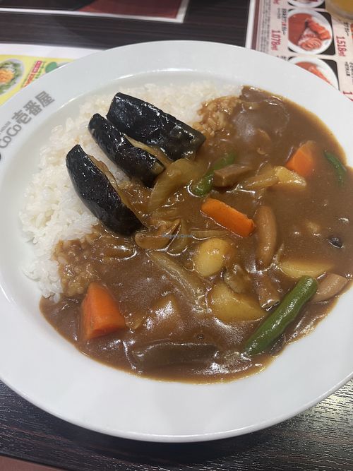 Custom curry with veggie base  at CoCo Ichibanya in Ehime
