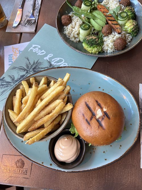 Plant-based Burger   at Mauritius Restaurant  in Ulm