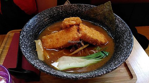 Tofu ramen at Ran Ramen in Vilanova I La Geltru