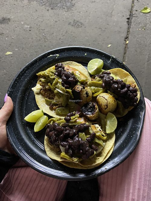 Tacos   at Por Siempre Vegana - Food Stall in Mexico City