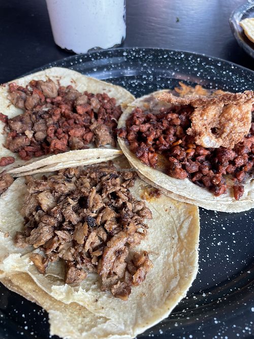 Steak, Bistek, Girondo Tacos  at Por Siempre Vegana - Food Stall in Mexico City