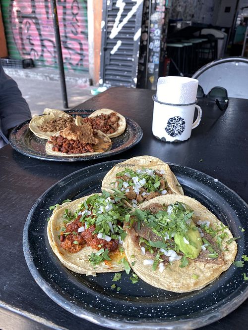 All of the Tacos Bell  at Por Siempre Vegana - Food Stall in Mexico City