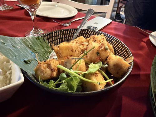Salt and pepper tofu  at All Malay  in Avoca Beach