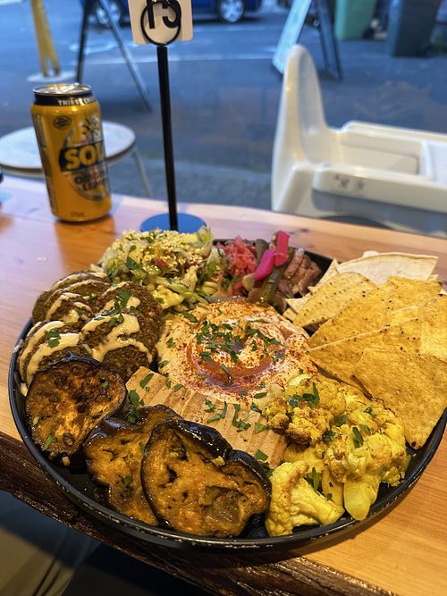   at Saba's Falafel in Moonah