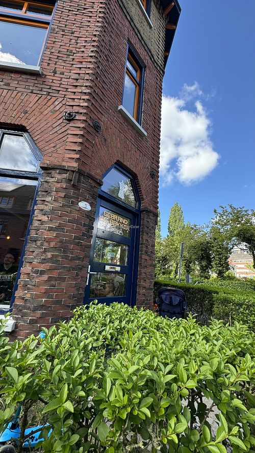 Buitenkant koffietentje  at Gebrand en Bakker in Groningen