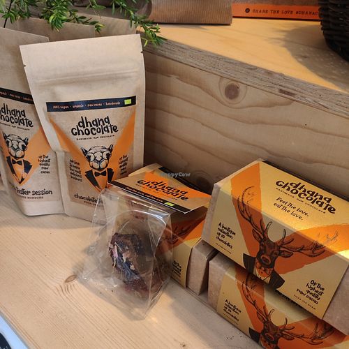 Local vegan chocolate brand at Gebrand en Bakker in Groningen