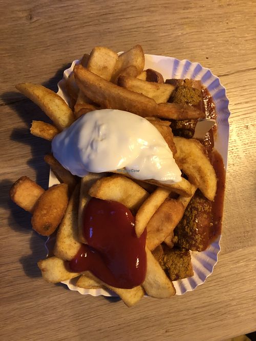 Oooh saucy!  at Gute Nacht Wurst in Munich