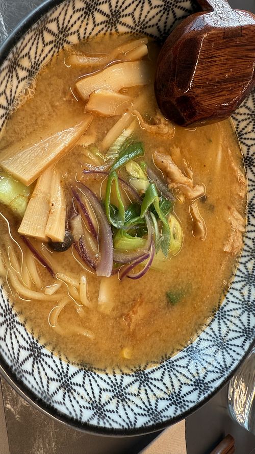 Tantan men Ramen   at UDON - Maremagnum in Barcelona