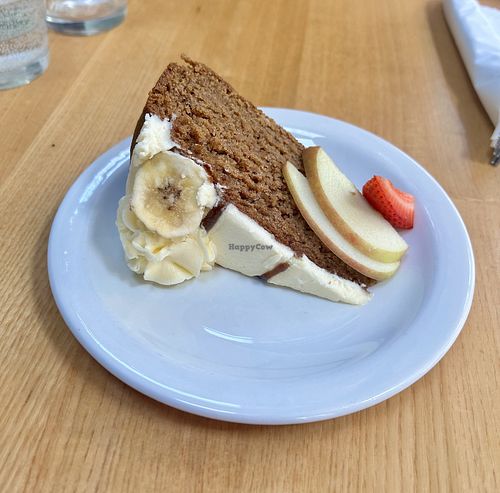 Vegan banoffee cake - one of multiple options 🍰   at Rushfields Cafe in Brighton