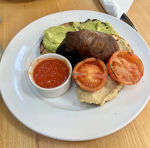 Vegan breakfast option!  at Rushfields Cafe in Brighton