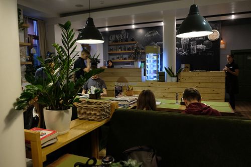 Interior at Green Cafe & Shop in Lviv