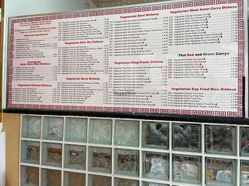 Vegetarian menu  at Sukiya in Penrith