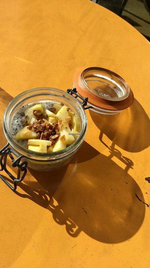 Coco and chia cream at Cantine Vagabonde in Paris