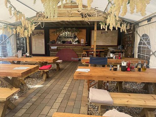 Small but very tasty vegan options  at Bangers Natural Café  in Littlehampton