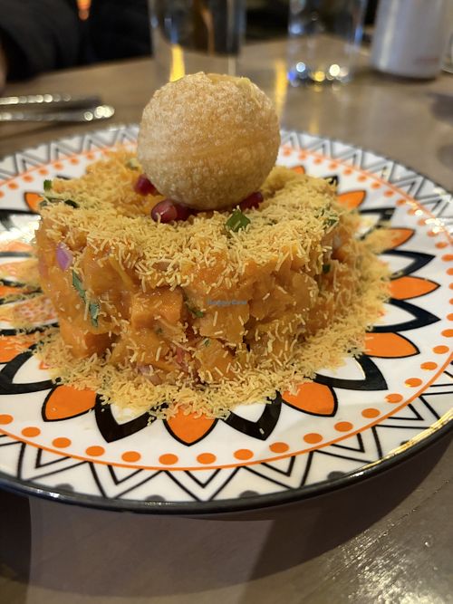 Sweet potato chat   at NH 44 Indian in Hartsdale