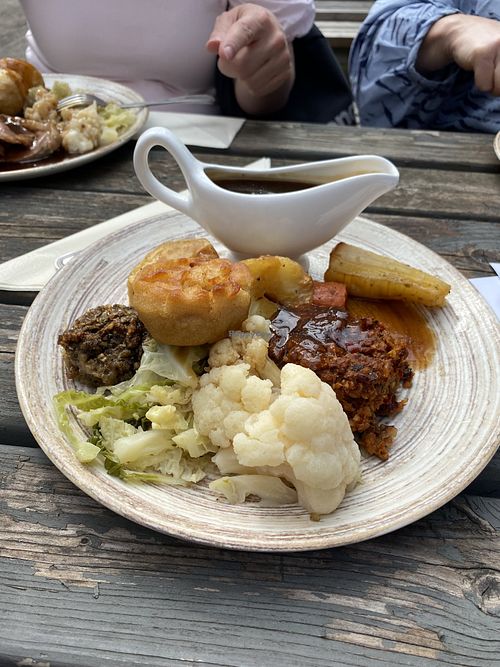 Vegan roast  at The Woodbine in Waltham Abbey