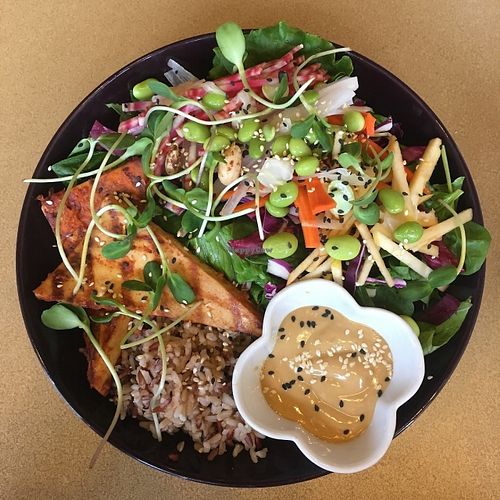 Japanese Salad at Blossom Vegetarian Cafe in Ottawa