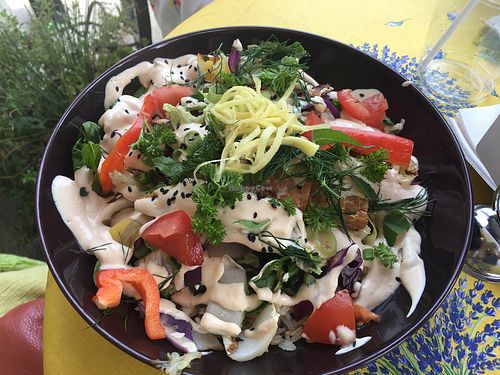 Himalayan salad at Blossom Vegetarian Cafe in Ottawa