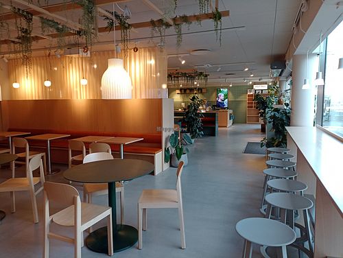 Simple but clean place at Holy Greens in Linkoping