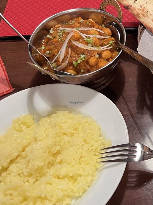 Rice and chickpea curry  at Spice Box in Kanazawa