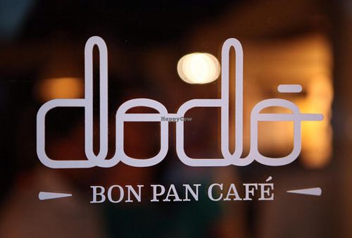 Our logo at Dodo Bon Pan Cafe in Panama City