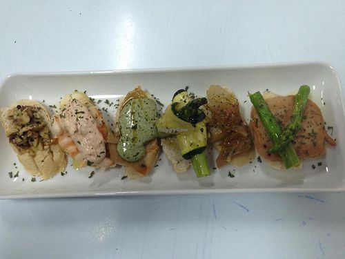 Vegan Montaditos.  Delicious at Dodo Bon Pan Cafe in Panama City