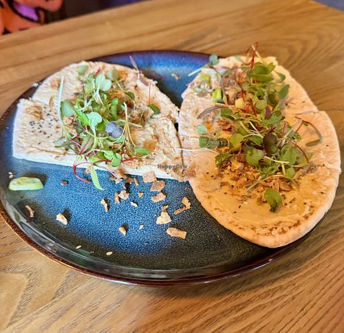 Pitta & hummus  at The Onslow Arms in Billingshurst